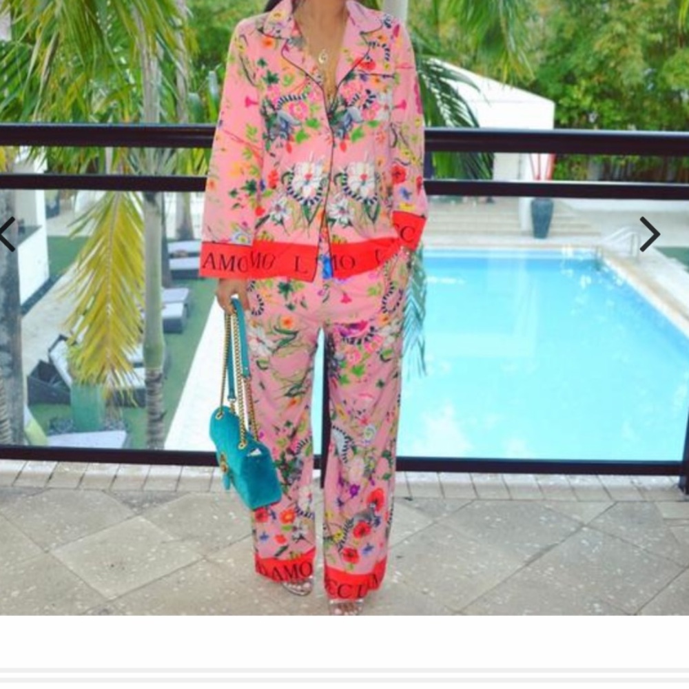 Boutique Floral pants set